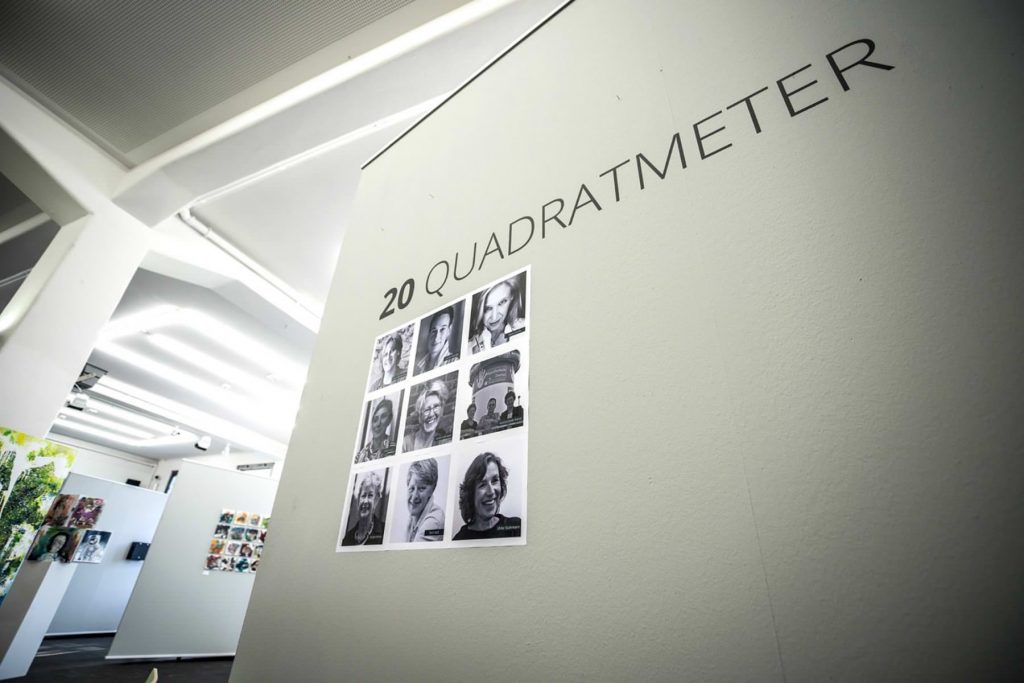 Gemeinschaftsausstellung 20 Quadratmeter in der KulturBäckerei Lüneburg, 2018