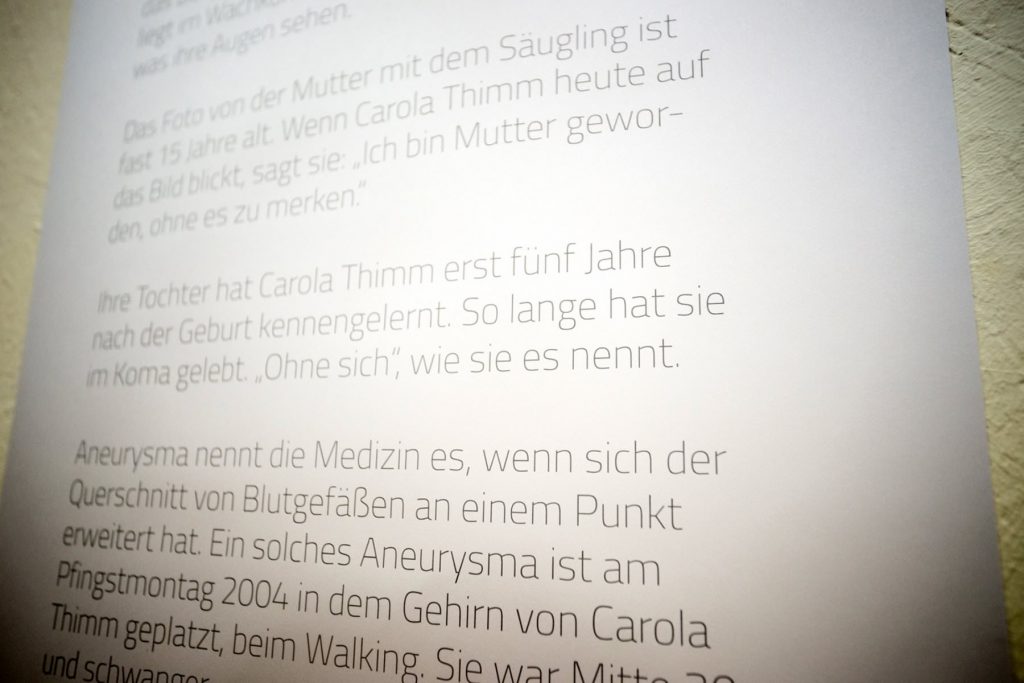 Einzelausstellung Carolin George: Schriftbilder, 2019