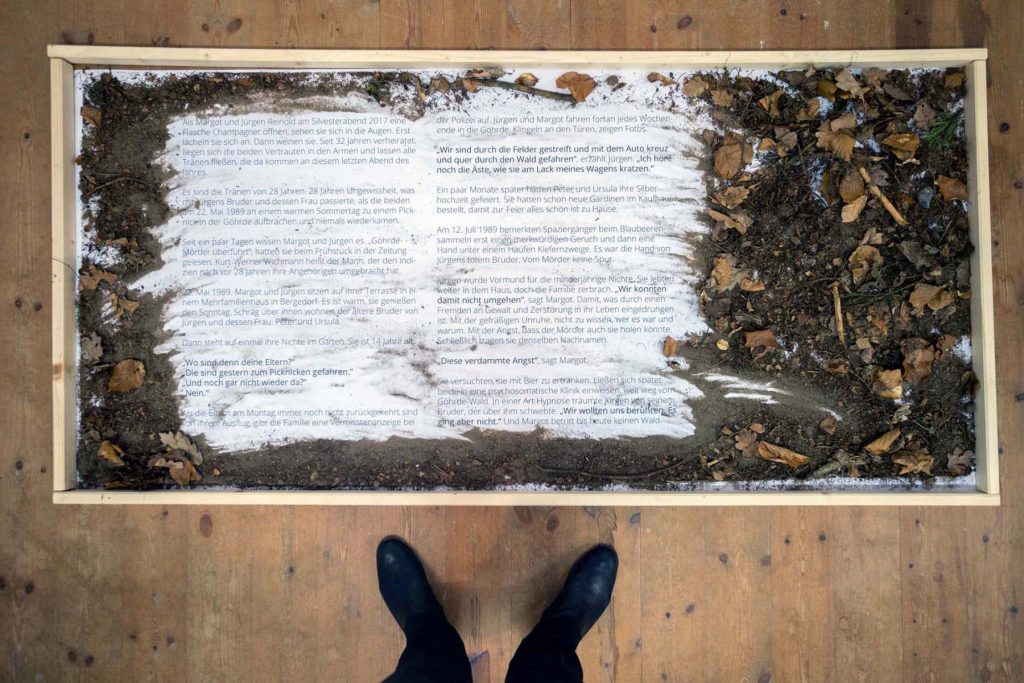 Einzelausstellung Carolin George: Schriftbilder, 2019
