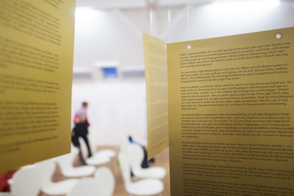 Einzelausstellung Carolin George: Schriftbilder, 2019