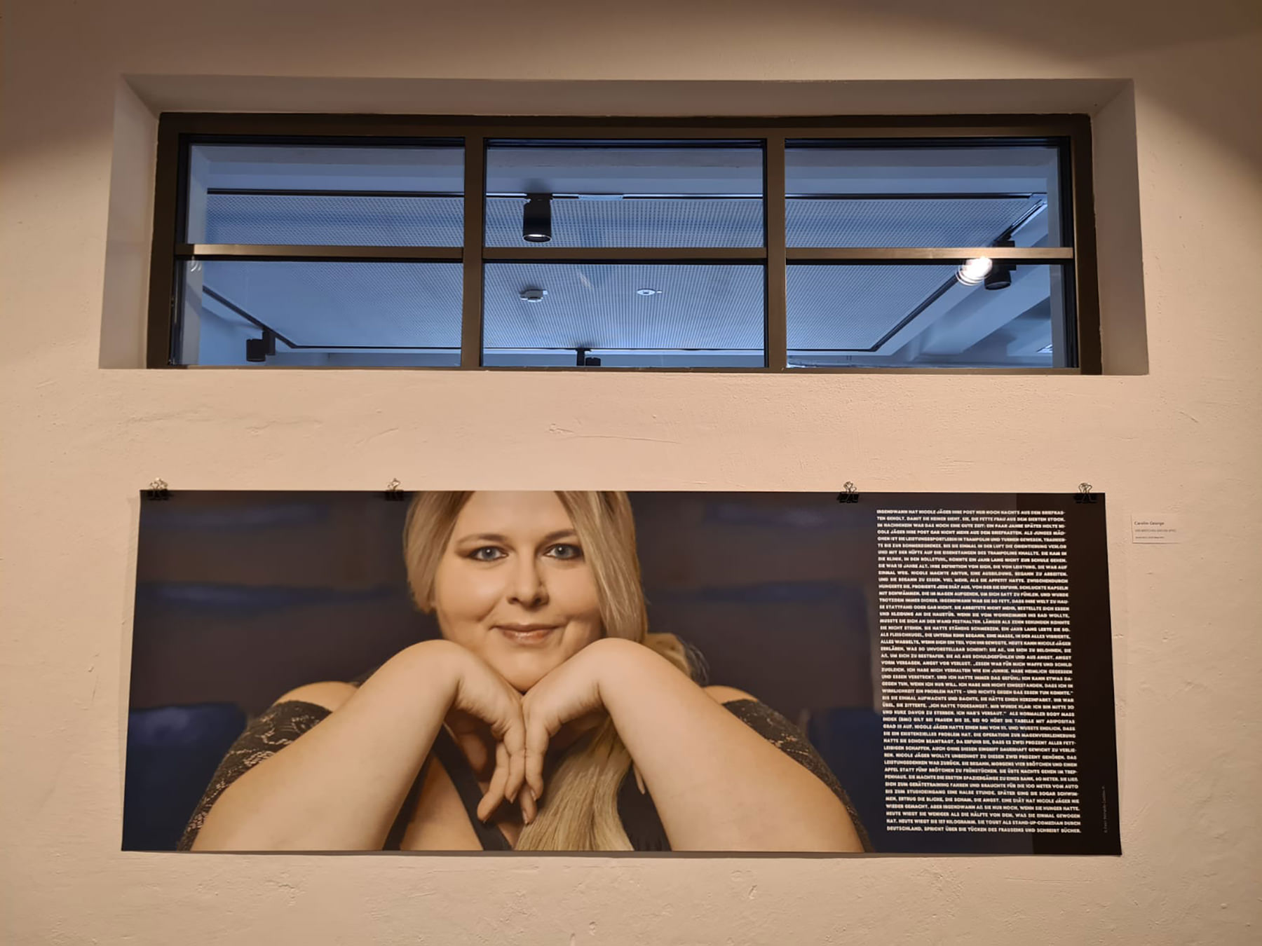 Aussstellung Menschenlesen von Carolin George im Museum Lüneburg 2021
